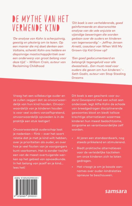 Achterkant van De mythe van het verwende kind