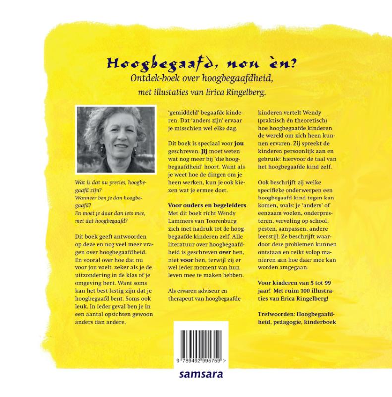 Achterkant van Hoogbegaafd, nou én?