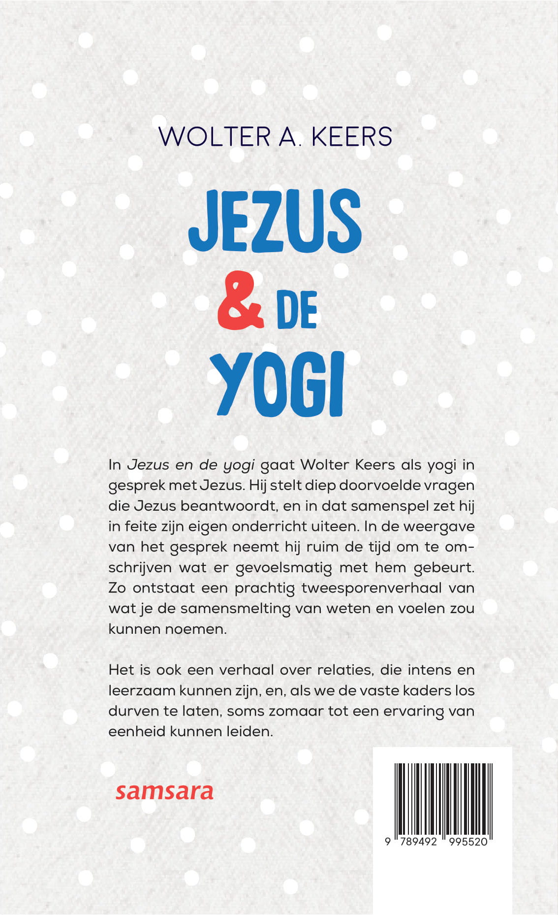 Achterkant van Jezus en de yogi
