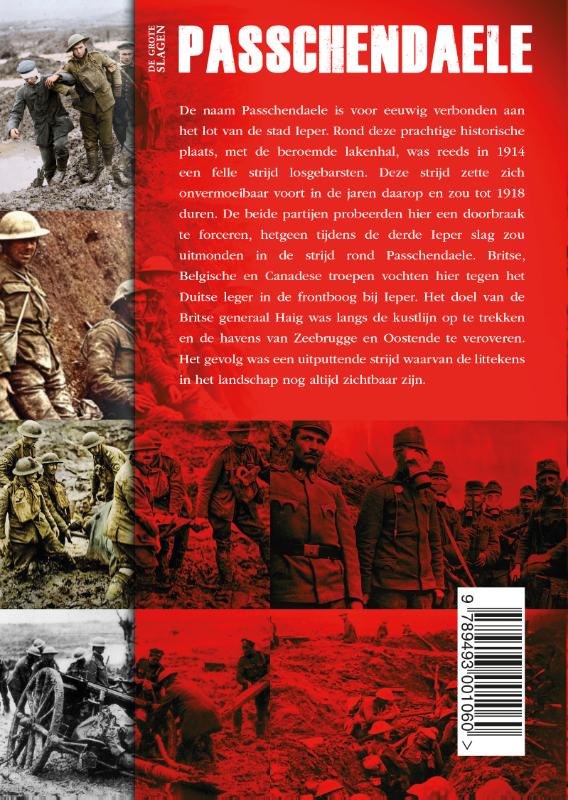 Achterkant van De grote slagen Passchendaele