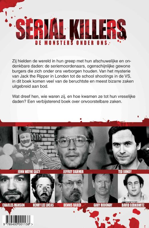 Achterkant van Serial Killers