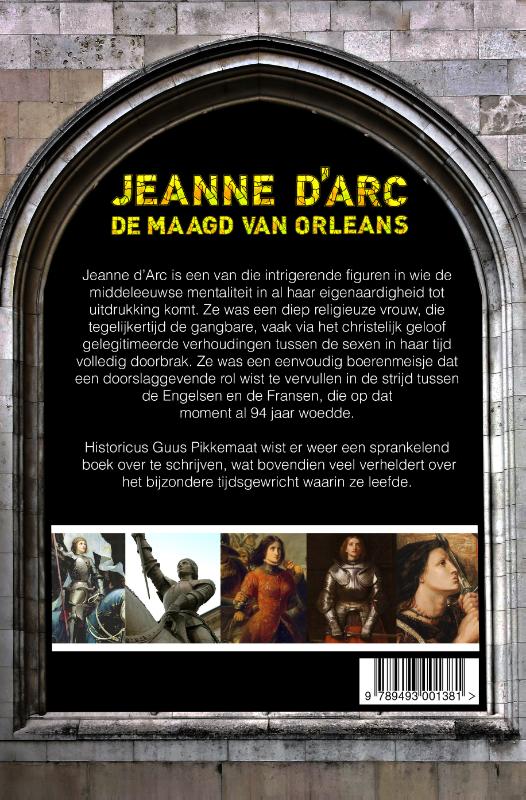 Achterkant van Jeanne D'Arc