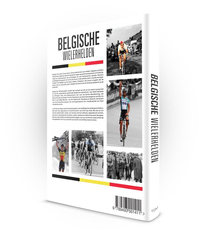Achterkant van Belgische Wielerhelden