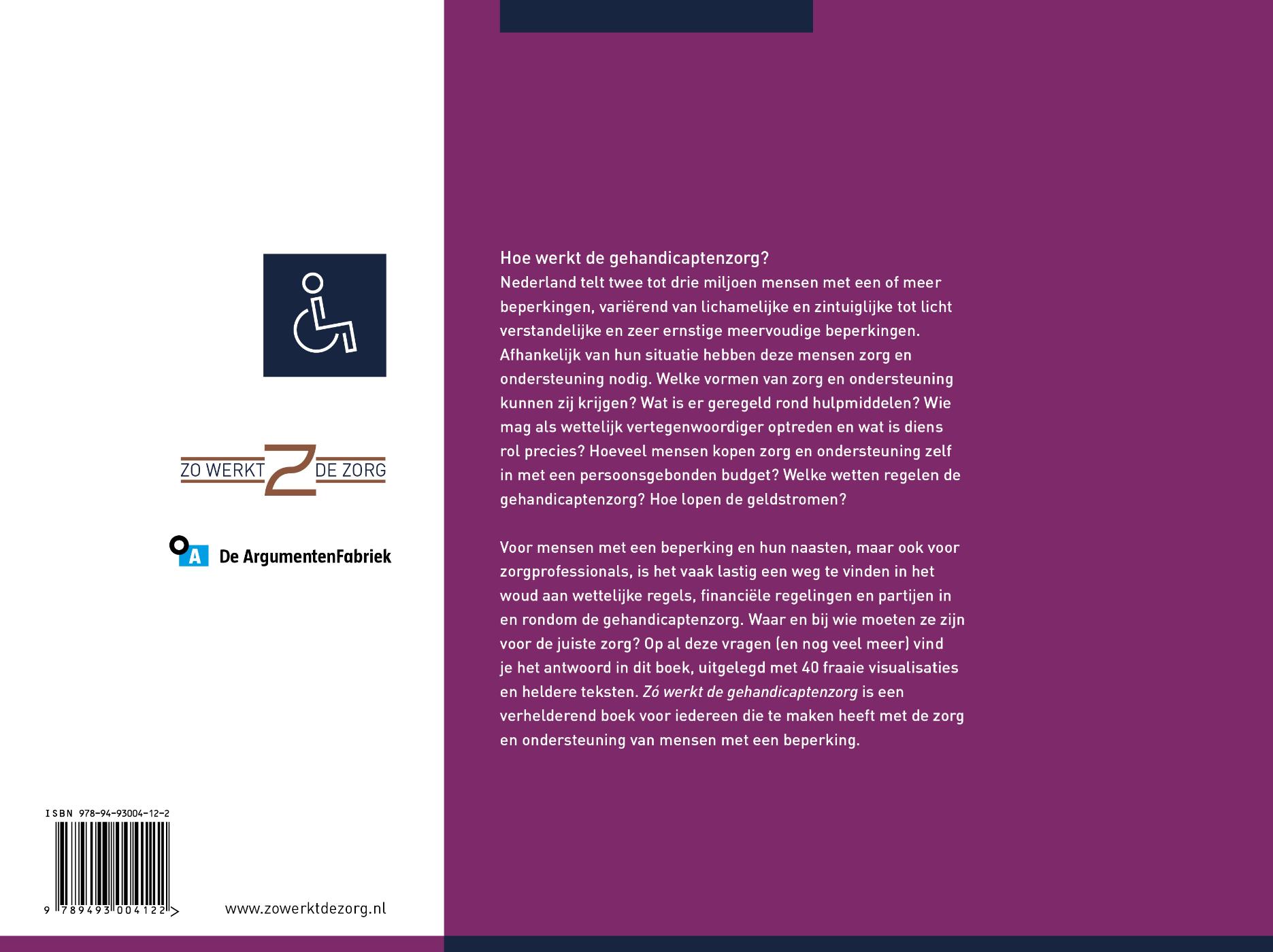 Achterkant van Zó werkt de gehandicaptenzorg