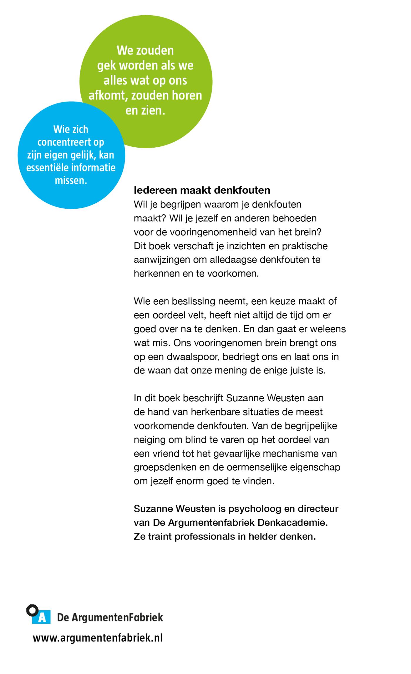 Achterkant van Hoe we onszelf voor de gek houden
