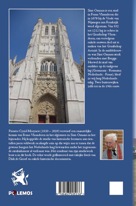 Achterkant van Het Nederlands in Sint-Omaars door de eeuwen heen