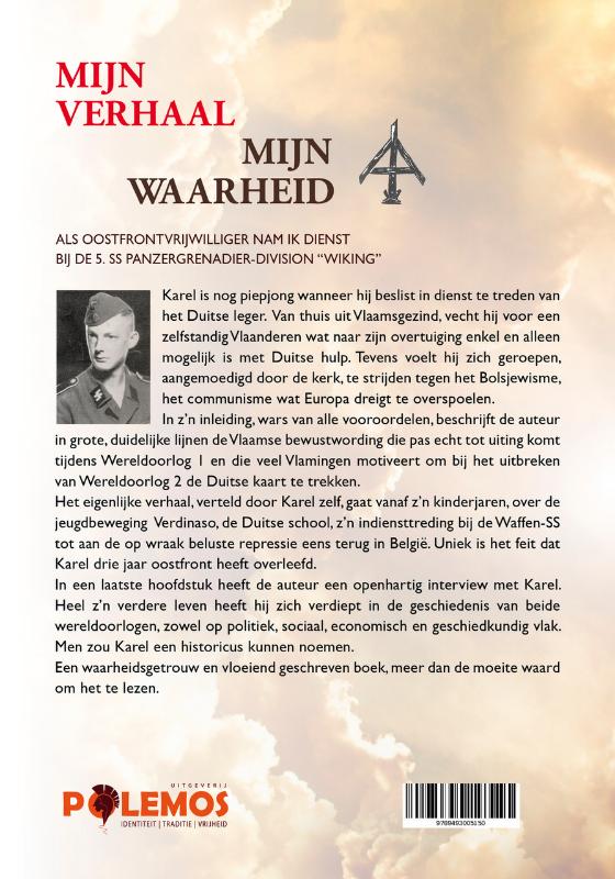 Achterkant van Mijn verhaal, mijn waarheid