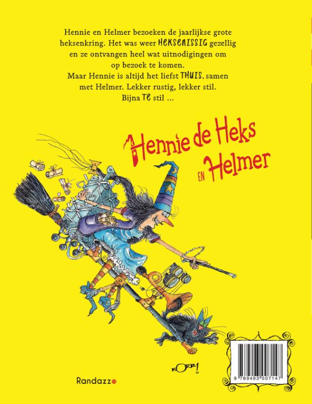 Achterkant van Hennie en de grote heksenkring