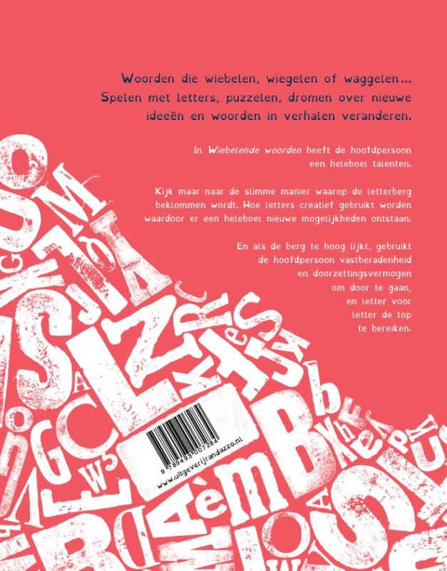Achterkant van Wiebelende woorden