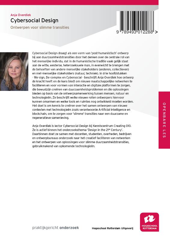 Achterkant van Cybersocial Design