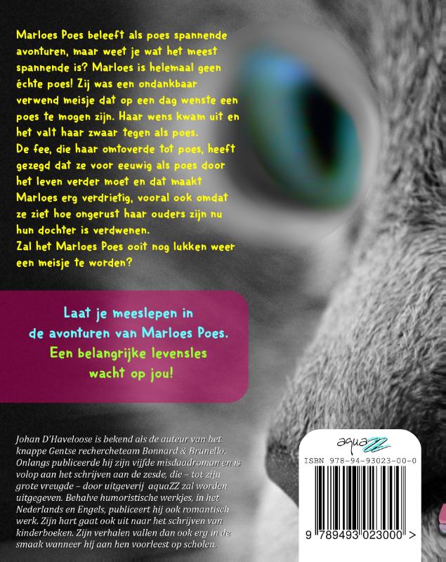 Achterkant van Marloes Poes