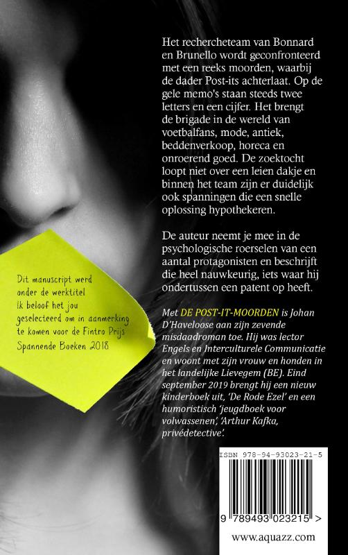 Achterkant van De Post-It moorden