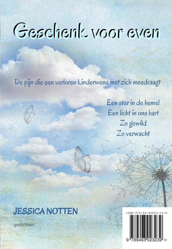 Achterkant van Geschenk voor even