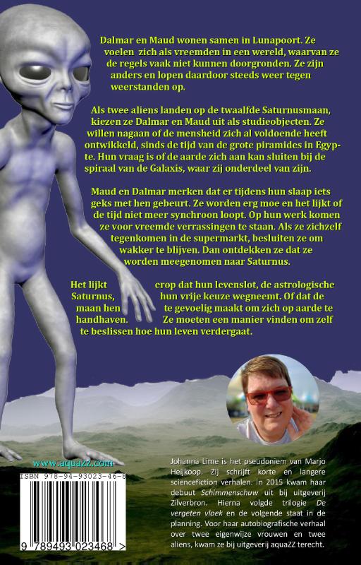 Achterkant van De twaalfde Saturnusmaan