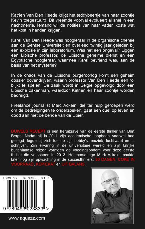 Achterkant van Duivels recept
