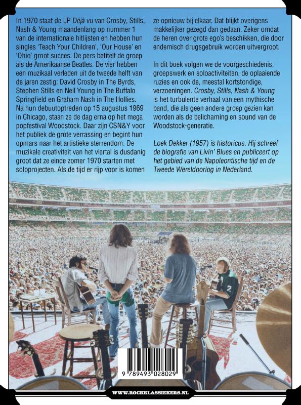 Achterkant van Crosby, Stills, Nash & Young