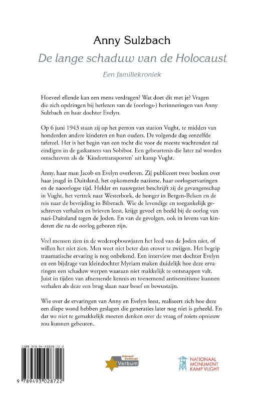 Achterkant van De lange schaduw van de Holocaust
