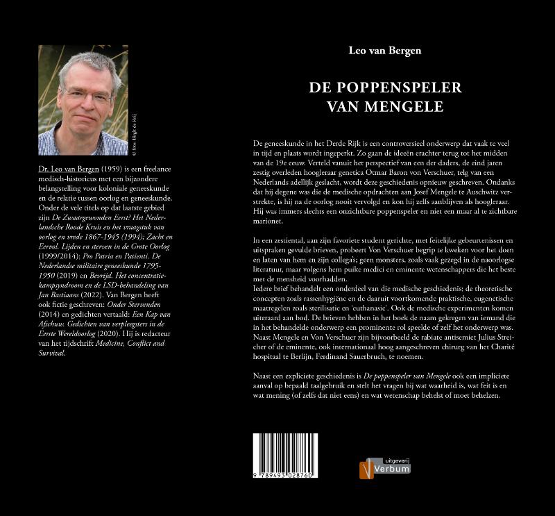 Achterkant van De poppenspeler van Mengele