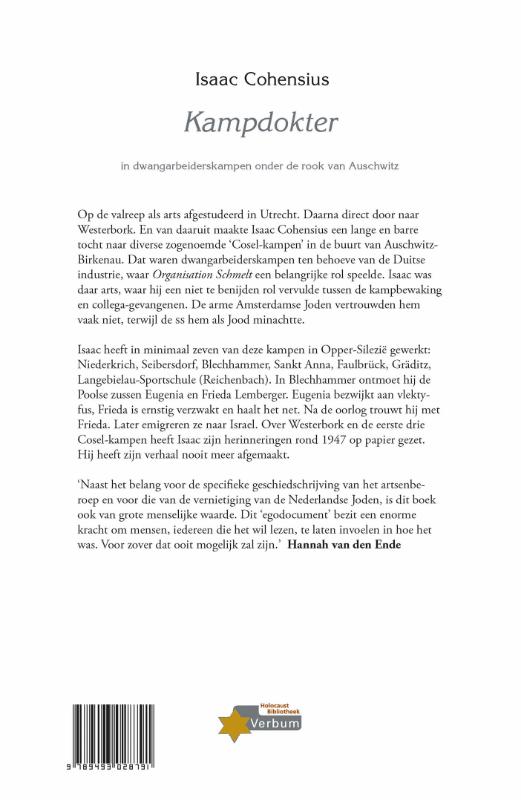 Achterkant van Kampdokter