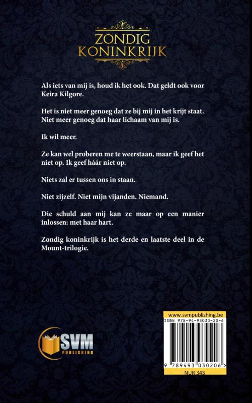 Achterkant van Zondig Koninkrijk