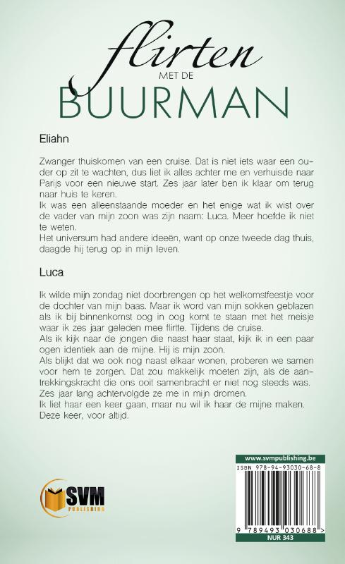 Achterkant van Flirten met de buurman