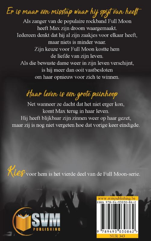Achterkant van Kies voor hem