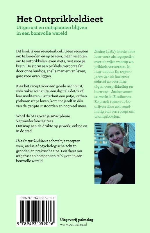Achterkant van Het ontprikkeldieet