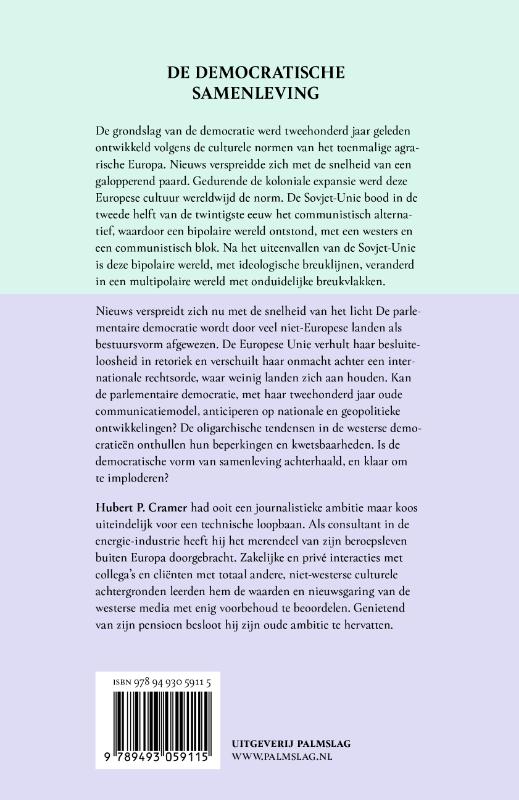 Achterkant van De democratische samenleving