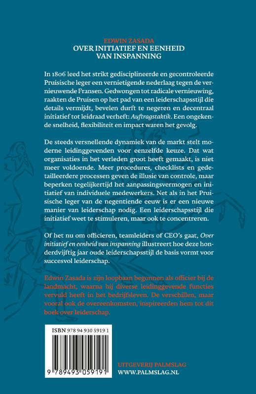 Achterkant van Over initiatief en eenheid van inspanning