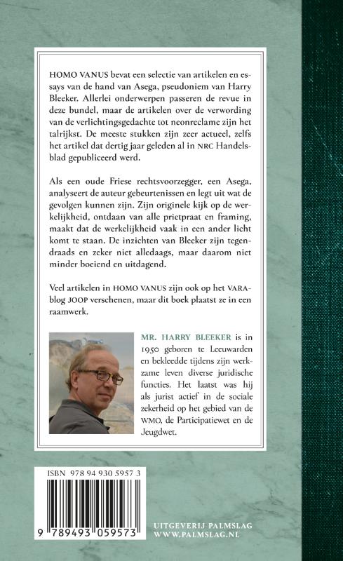 Achterkant van Homo vanus