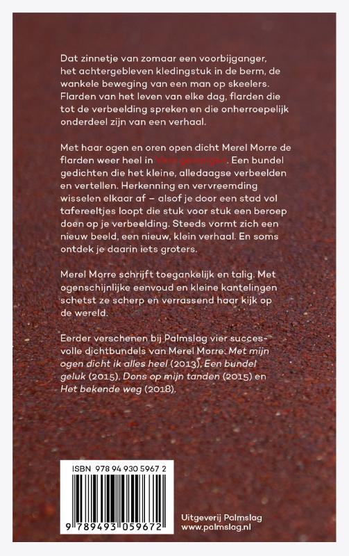 Achterkant van Vers gevangen