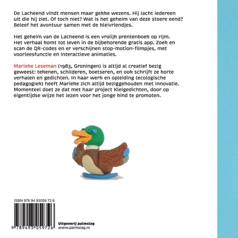 Achterkant van Het geheim van de Lacheend