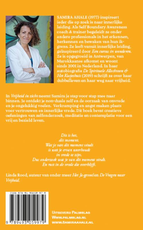 Achterkant van Vrijheid in zicht