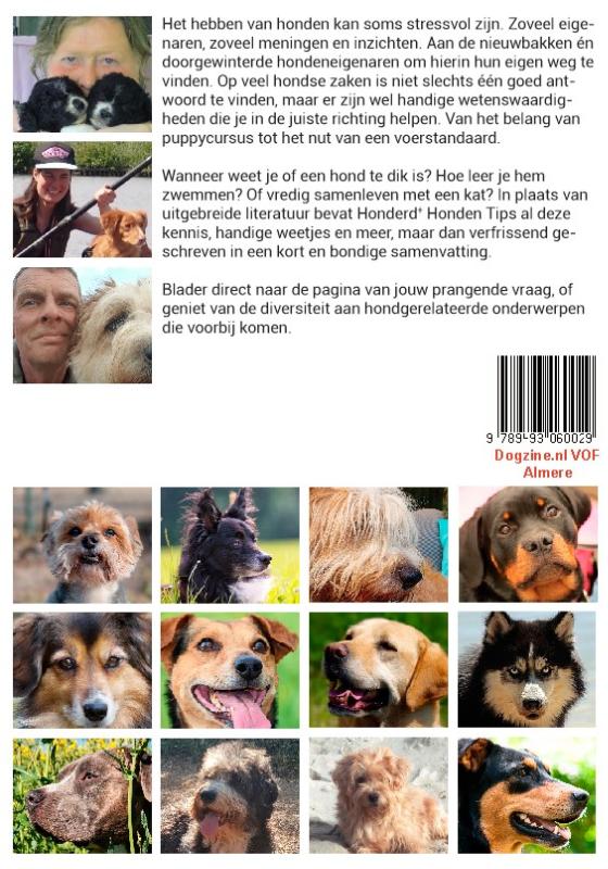 Achterkant van Honderd+ Honden Tips