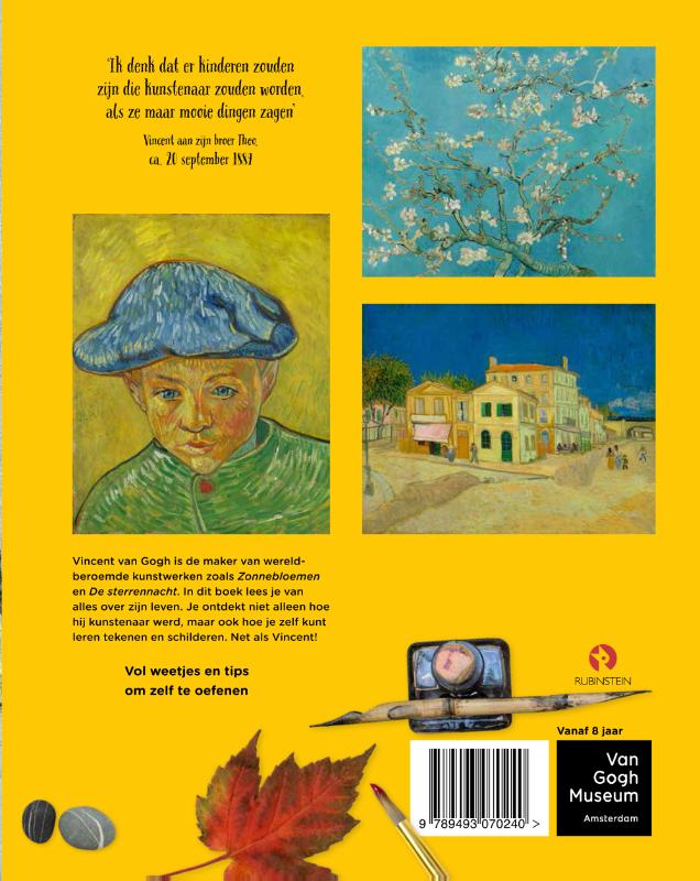 Achterkant van Ontdek de wereld van Vincent van Gogh