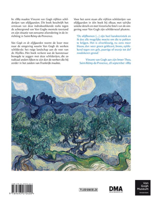 Achterkant van Van Gogh en de olijfgaarden
