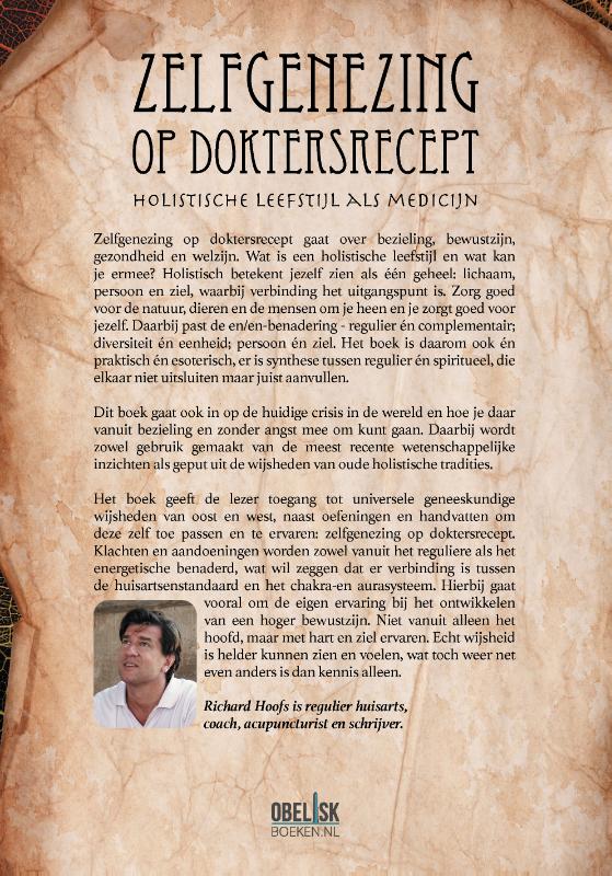 Achterkant van Zelfgenezing op doktersrecept