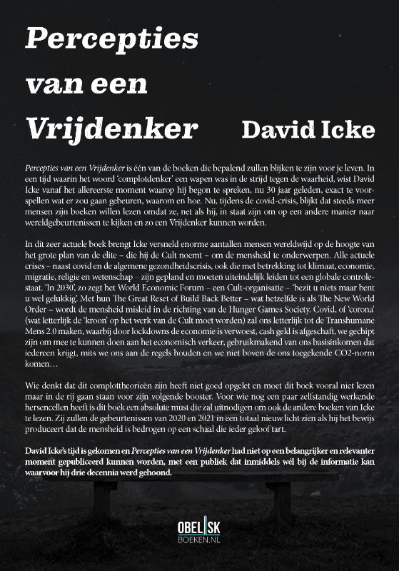 Achterkant van Percepties van een Vrijdenker