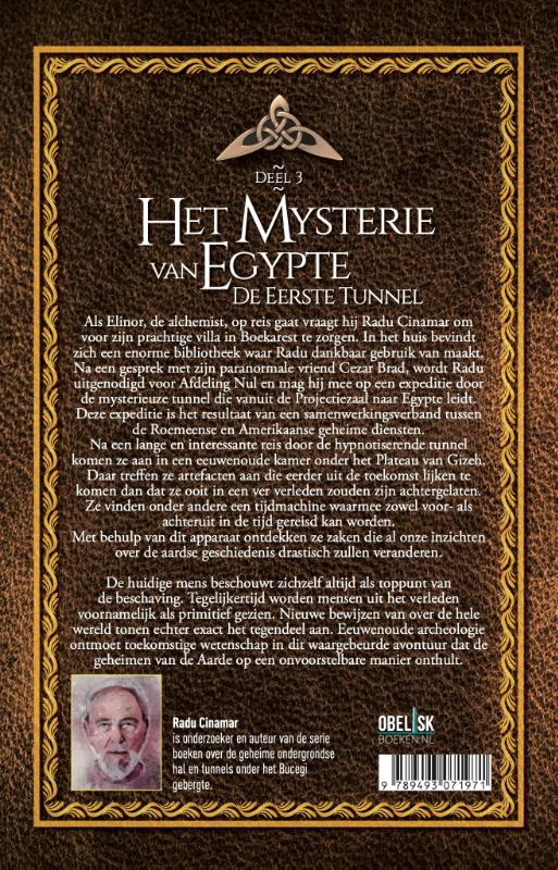 Achterkant van Het Mysterie van Egypte