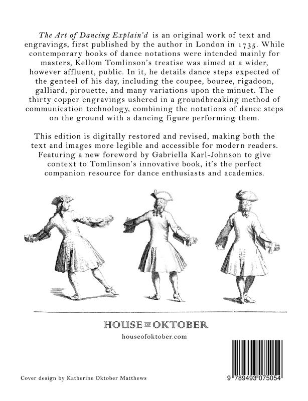Achterkant van The Art of Dancing Explain'd
