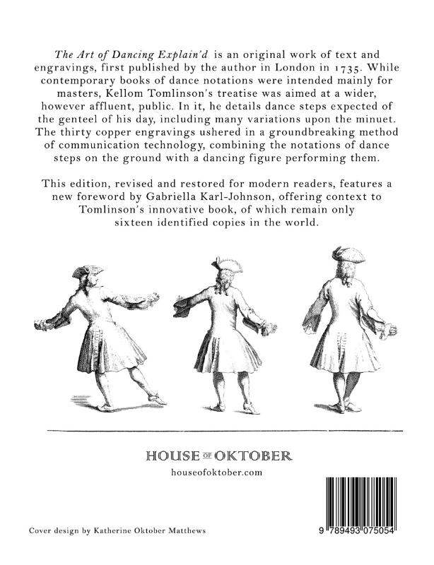 Achterkant van The Art of Dancing Explain'd