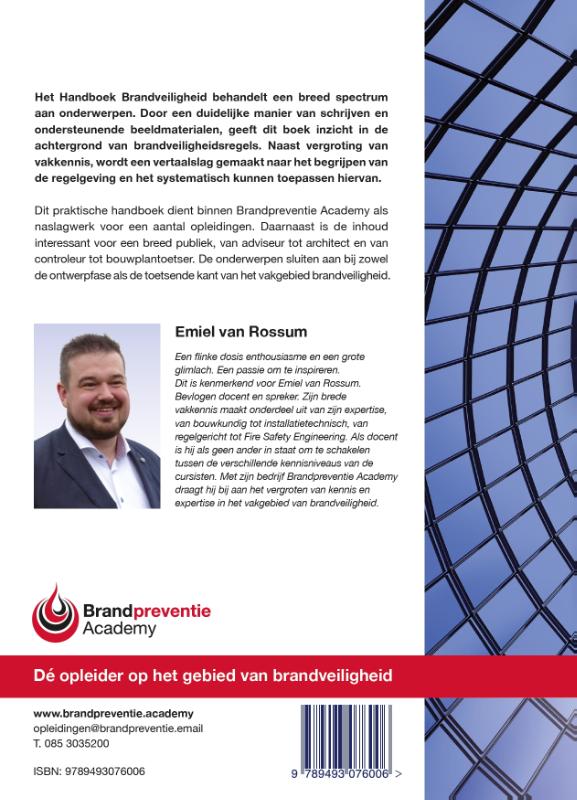 Achterkant van Handboek Brandveiligheid