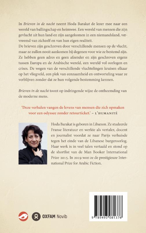 Achterkant van Brieven in de nacht