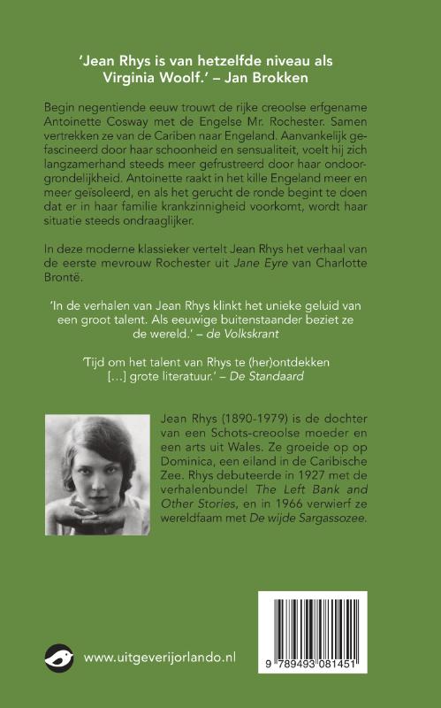 Achterkant van De wijde Sargassozee