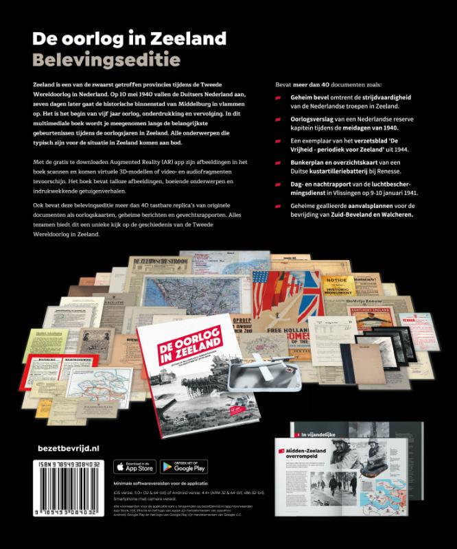 Achterkant van DE OORLOG IN ZEELAND - BELEVINGSEDITIE