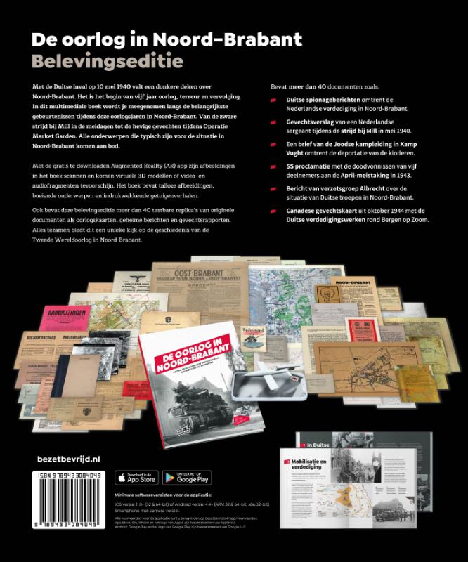 Achterkant van DE OORLOG IN NOORD-BRABANT - BELEVINGSEDITIE