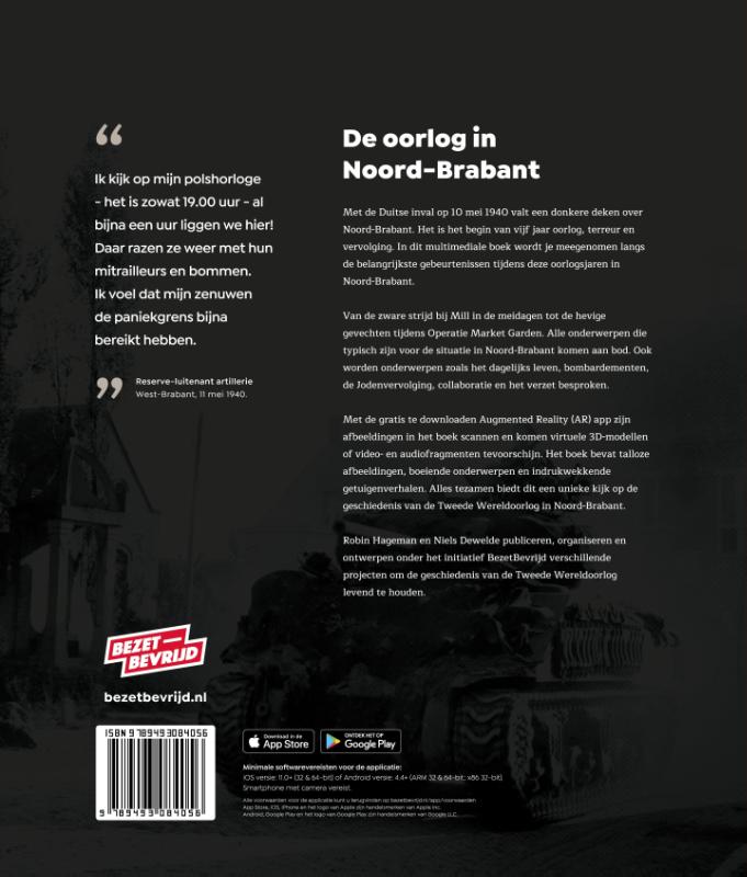 Achterkant van DE OORLOG IN NOORD-BRABANT - STANDAARDEDITIE