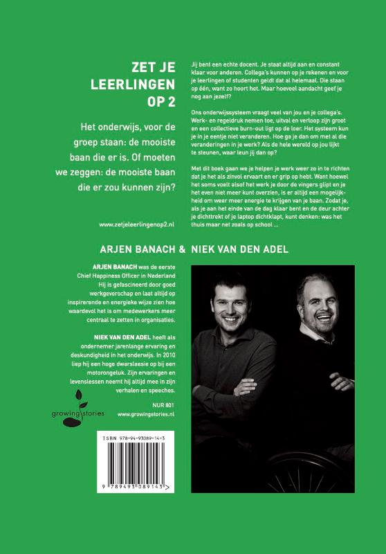 Achterkant van Zet je leerlingen op 2