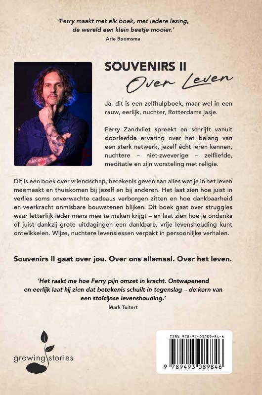 Achterkant van Souvenirs II
