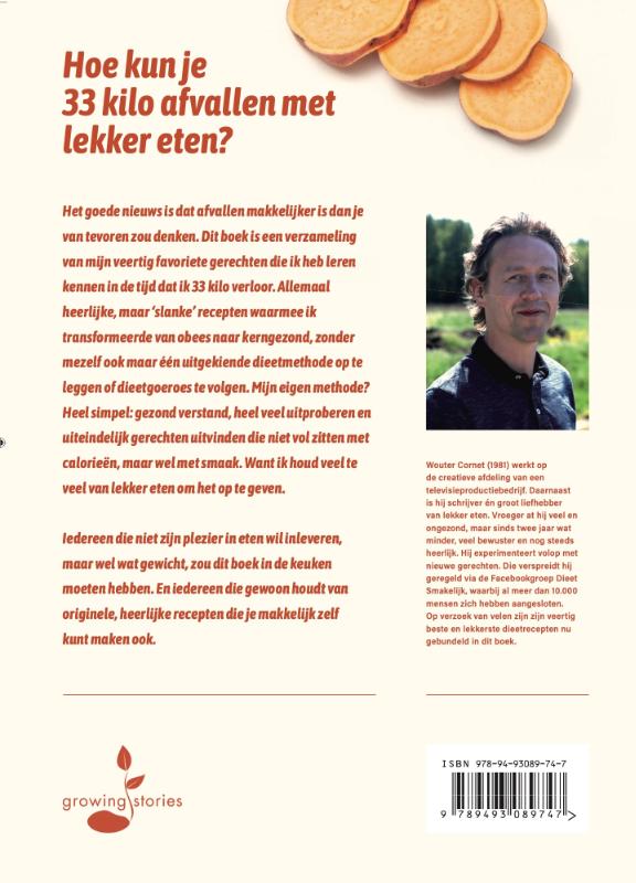 Achterkant van Dieet Smakelijk!
